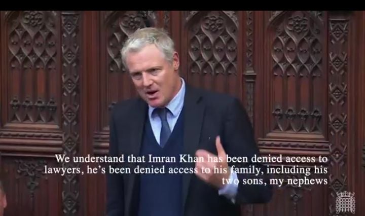 UK Peers Seek Foreign Minister Intervenion in Imran Khan’s Case