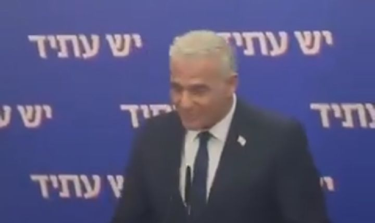 Israeli Opposition Leader Yair Lapid Calls For Capturing Arab Land for Greater Israel Vision