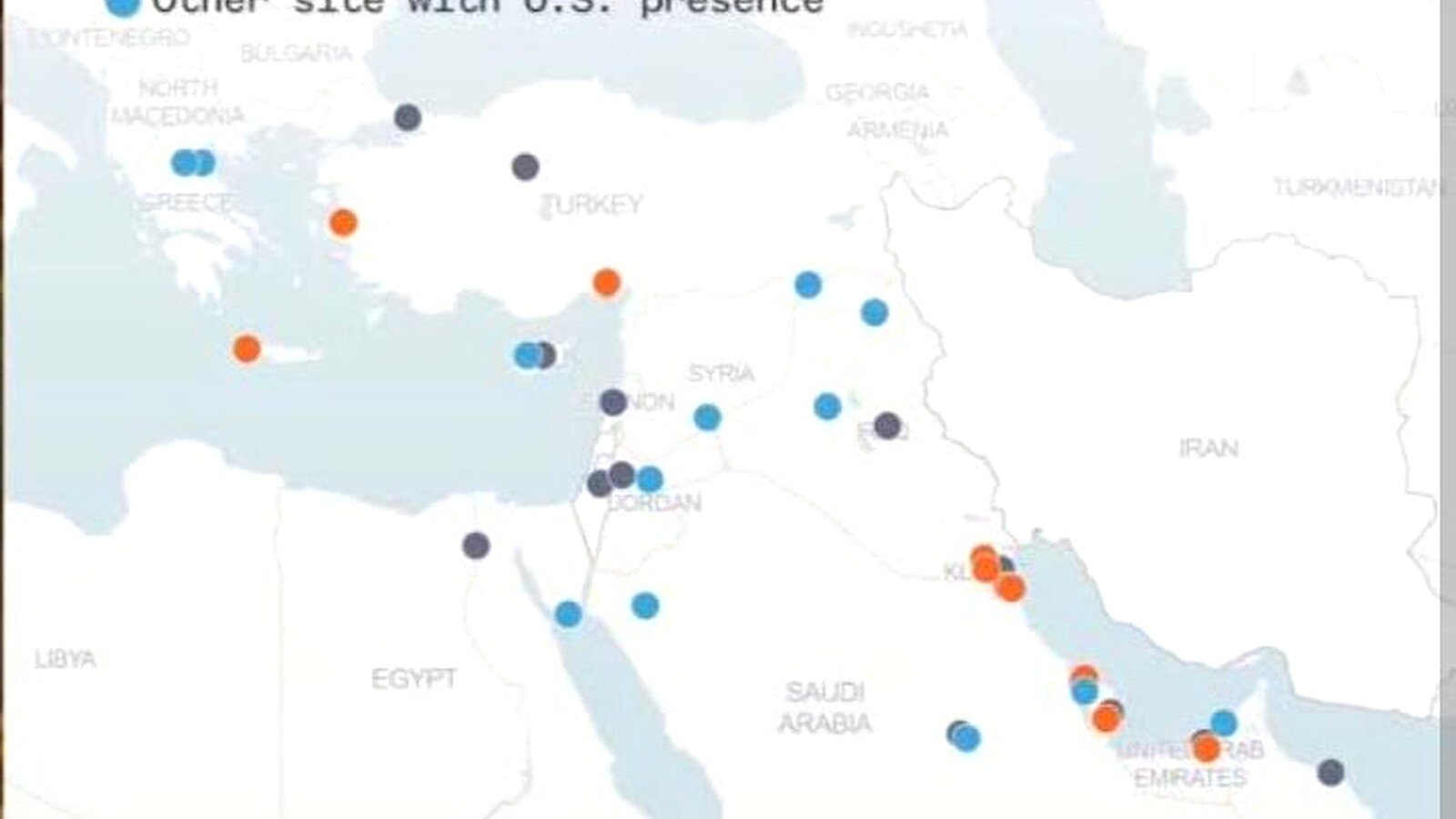 How much damage Iranian retaliatory strikes has inflicted on US Middle East bases?