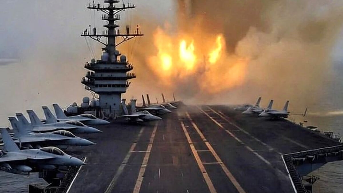 Iran’s IRGC Claims Missile and Drone Strike on US Carrier Abraham Lincoln