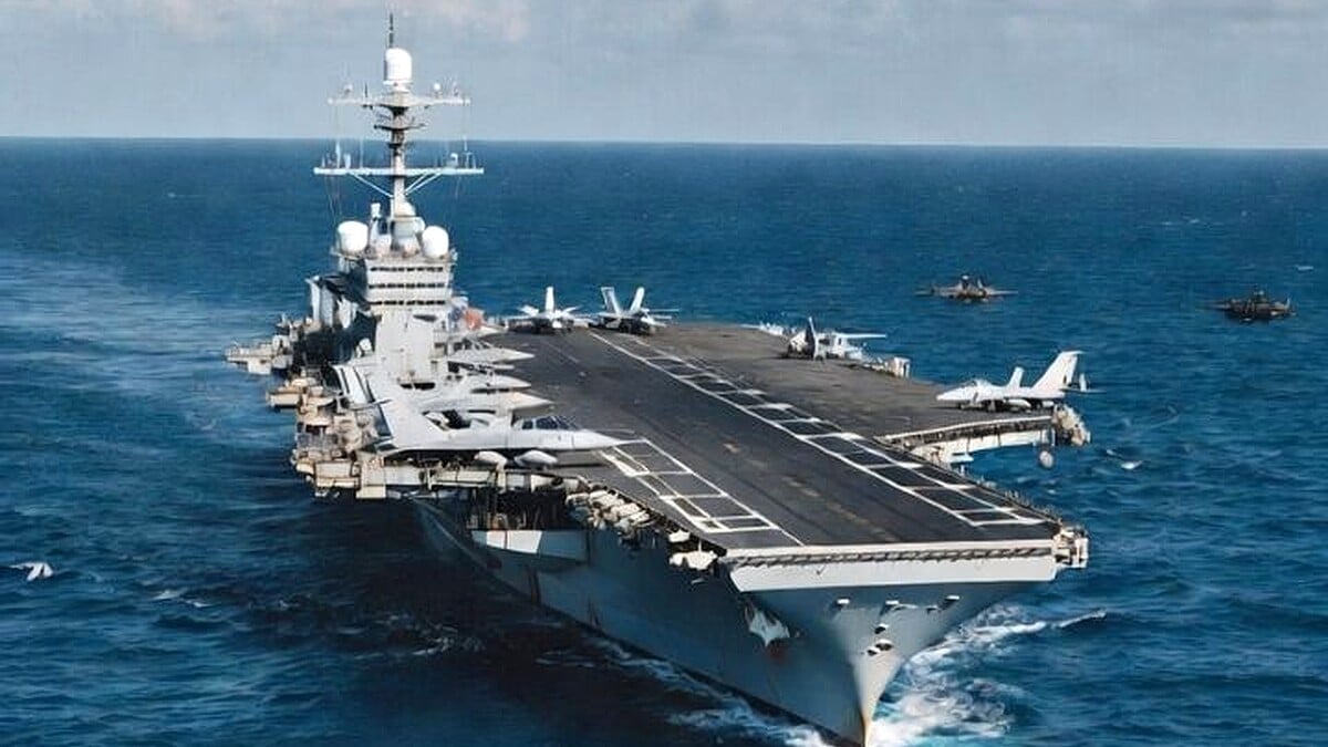 USS Gerald R. Ford to Return to Crete After Red Sea Fire Incident