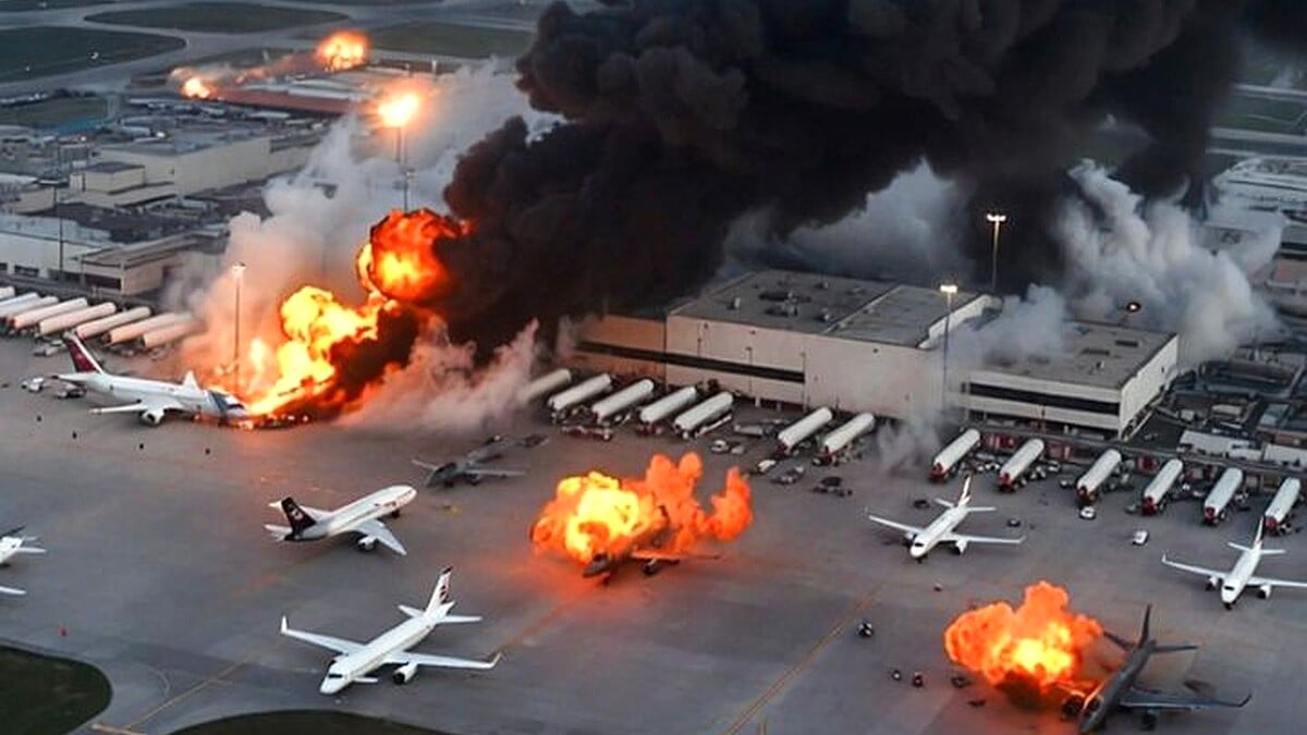 Iranian strike at Israel Ben Gurion Airport damages infrastructure and halts all flights: RT