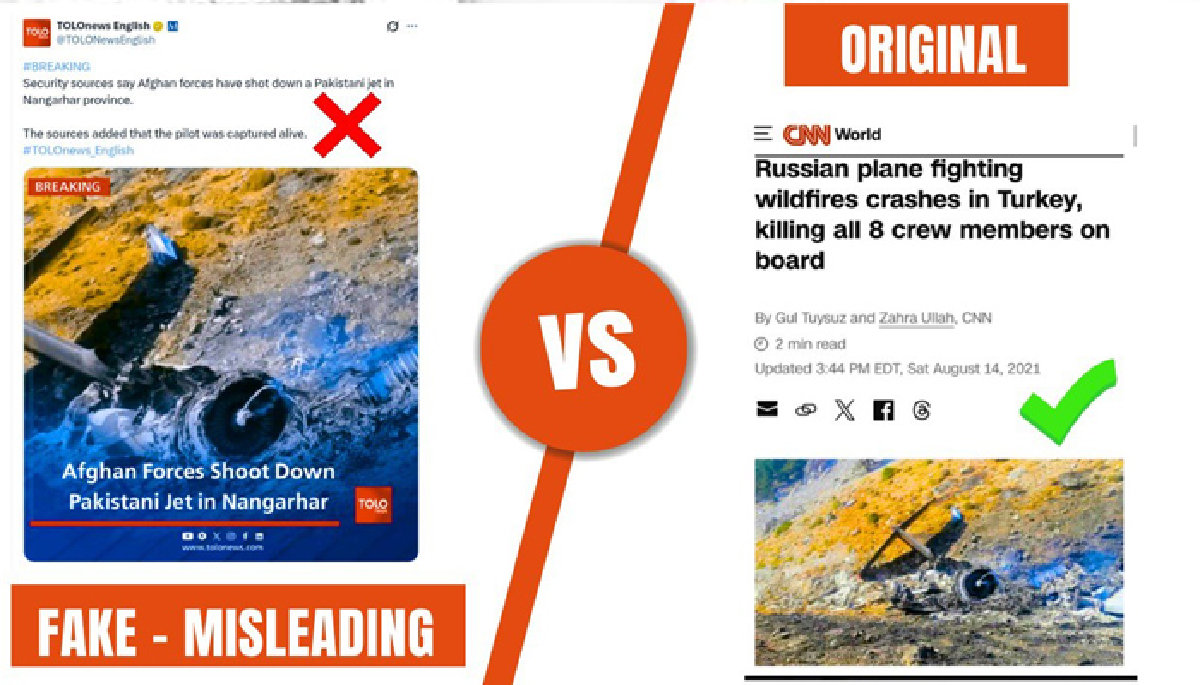 Has Pakistani F-16 Fighter Jet Been Shot Down and Pilot Captured by Afghanistan?