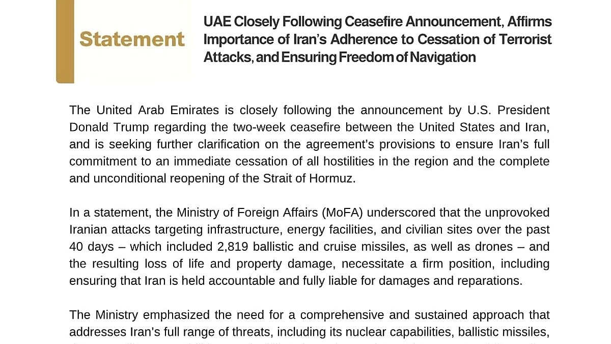 UAE Embassy Islamabad Tweets Strong Stance on Iran Ceasefire Talks UAE Embassy Islamabad Tweets Strong Stance on Iran Ceasefire Talks