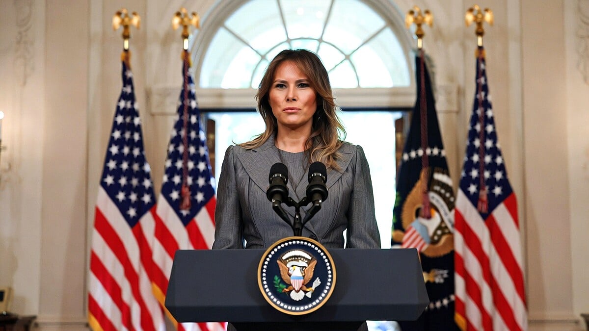 Melania Trump Breaks Silence Over Disgraced Epstein Links in Rare White House Address Melania Trump Breaks Silence Over Disgraced Epstein Links in Rare White House Address