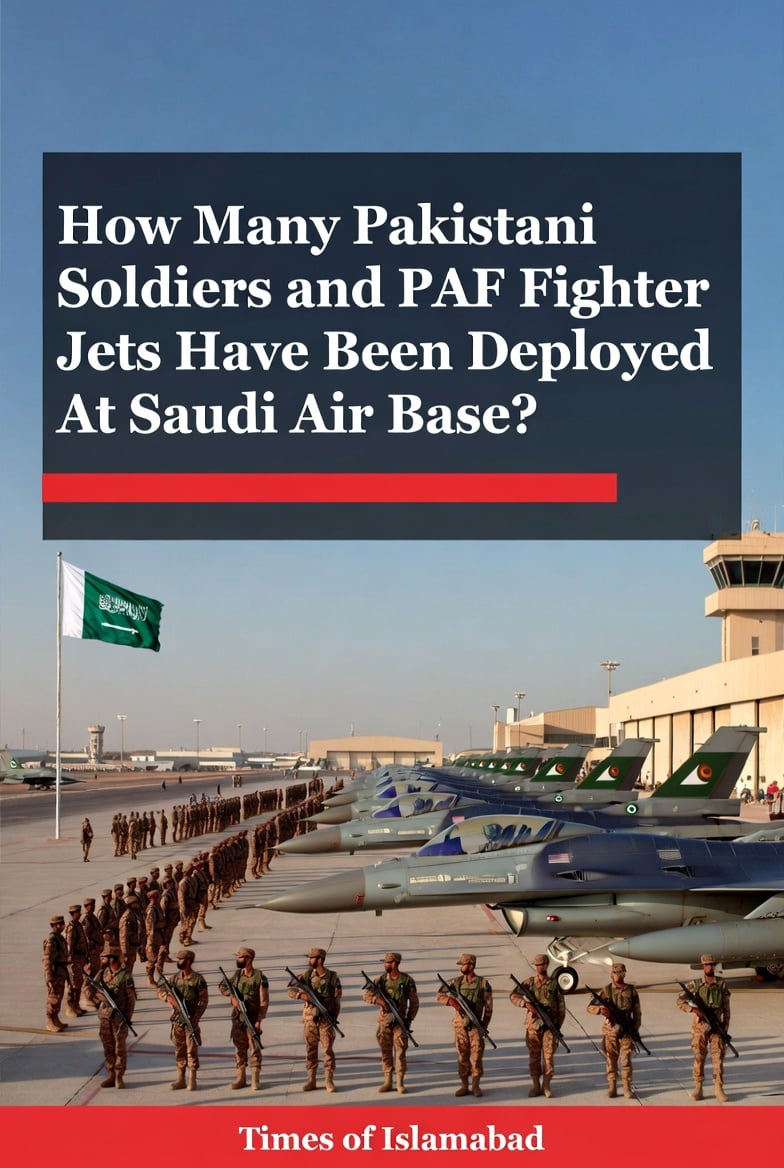 Pakistan Deploys 13,000 Military Troops and 18 Fighter Jets At Saudi Air Base 
