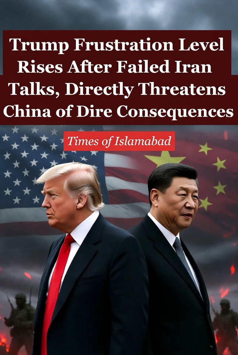 Trump Directly Threatens China of Dire Consequences After Failed Iran Talks 