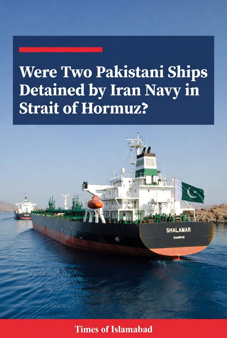 Were Two Pakistani Ships  Detained by Iran Navy in Strait of Hormuz?