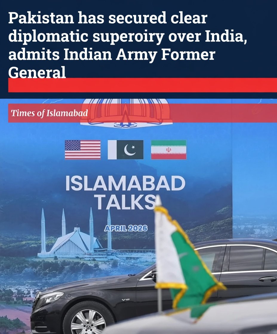 Pakistan Has Secured Clear Diplomatic Superiority Over India, Admits Retired Indian General
