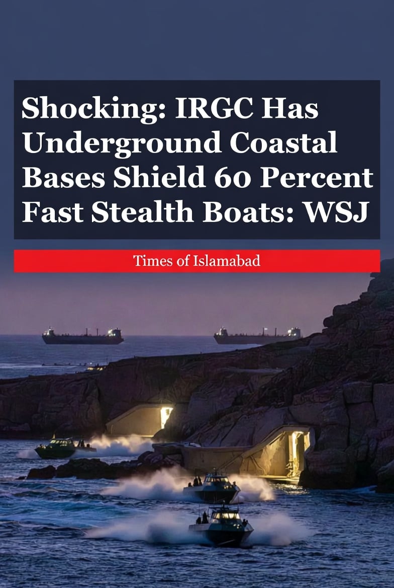 IRGC Underground Coastal Bases Shield 60 Percent Fast Stealth Boats, Shocking Claims by WSJ