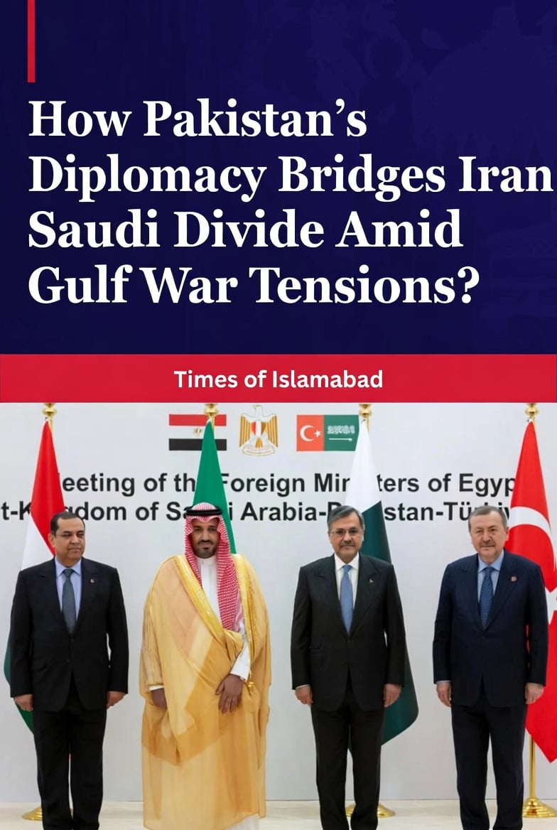 How Pakistan's Diplomacy Bridges Iran Saudi Divide Amid Gulf War Tensions? 