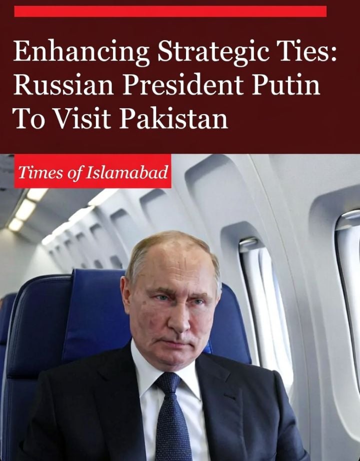 Russian President Putin To Visit Pakistan Soon For Enhancing Strategic Ties 