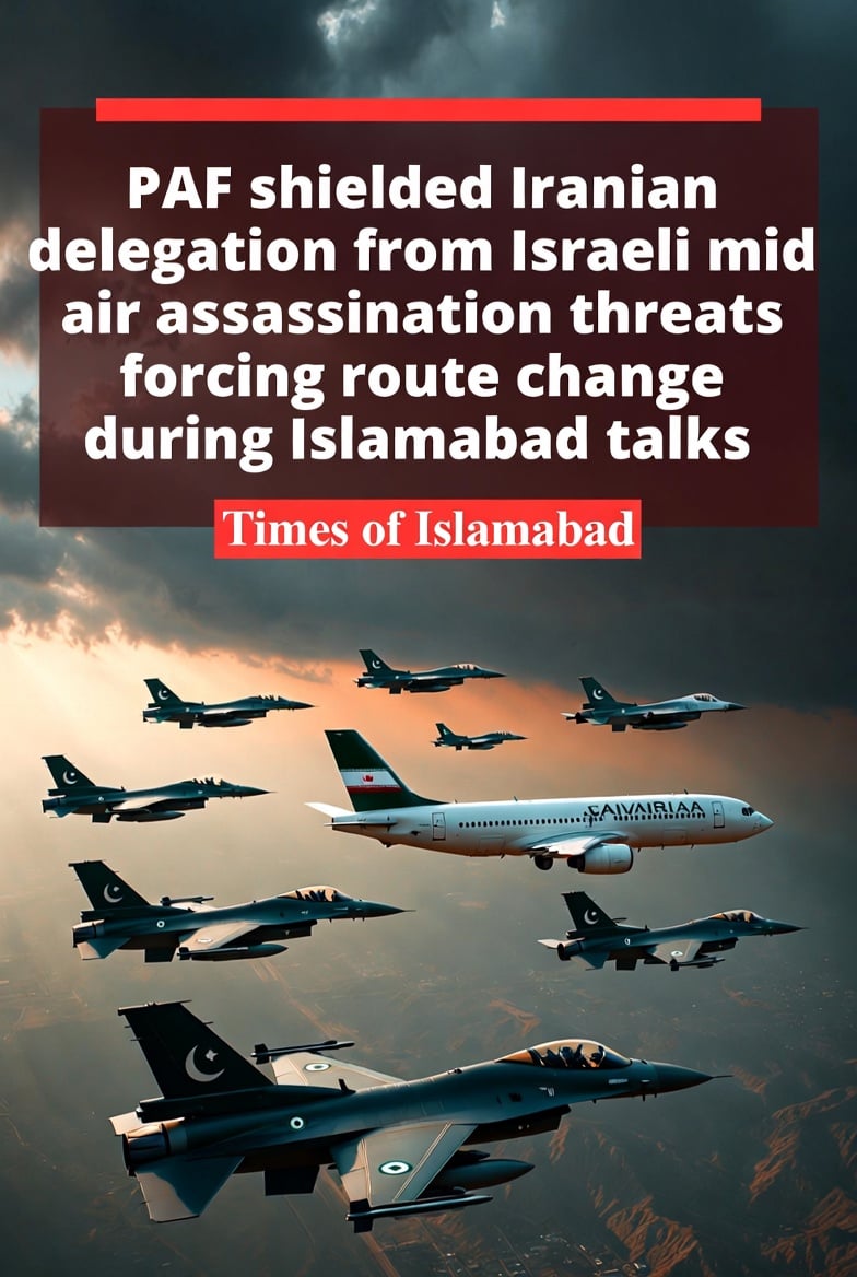PAF Thwarted Alleged Israeli Assassination Threat Against Iranian Delegation During Islamabad Talks 