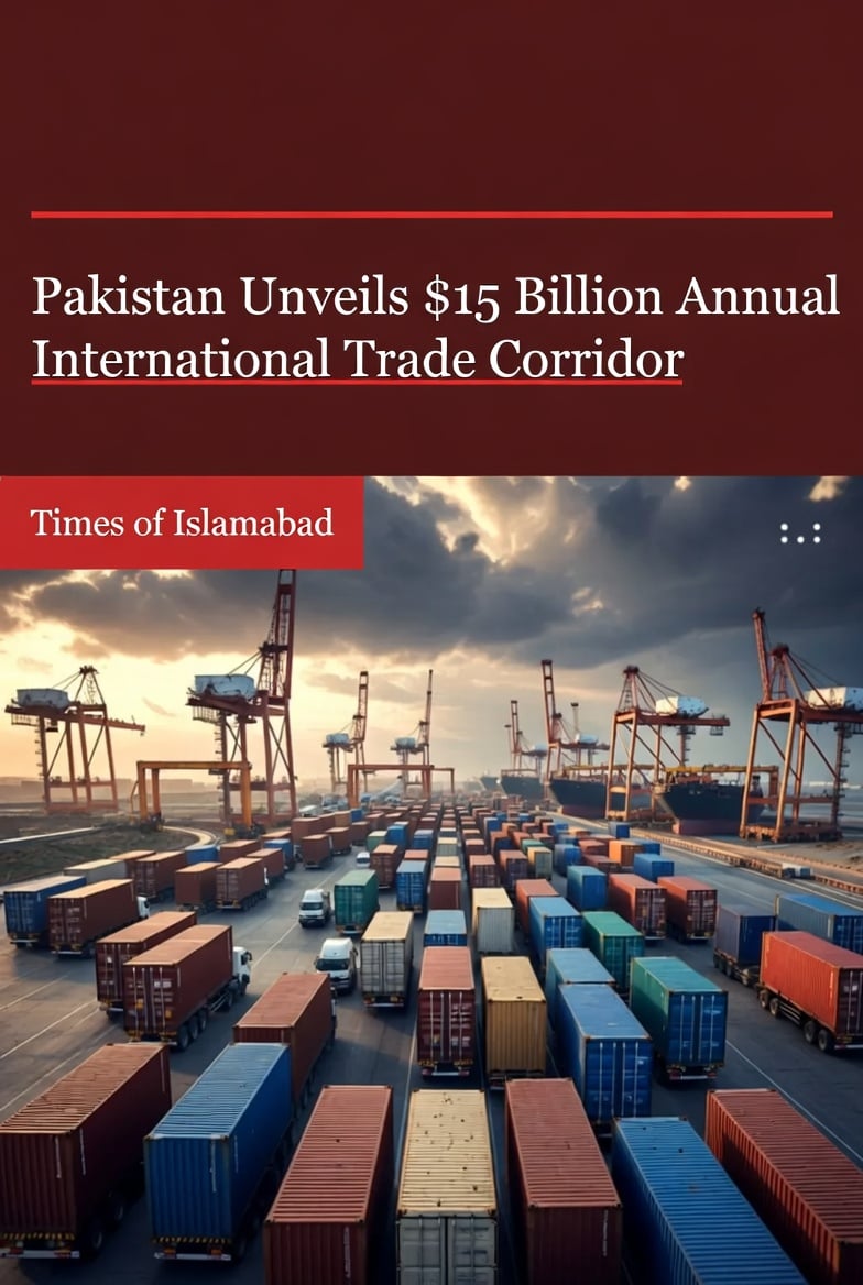 Pakistan Unveils $15 Billion Annual International Trade Corridor to Central Asia