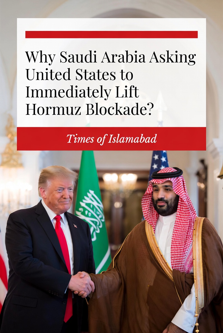 Why Saudi Arabia Urged United States to Lift Hormuz Blockade?