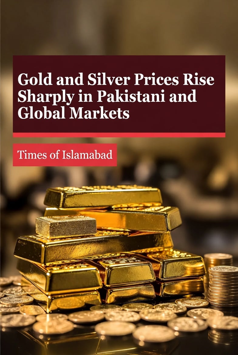 Gold Prices in Pakistan Today  Surge Sharply After Global Rates Rise 
