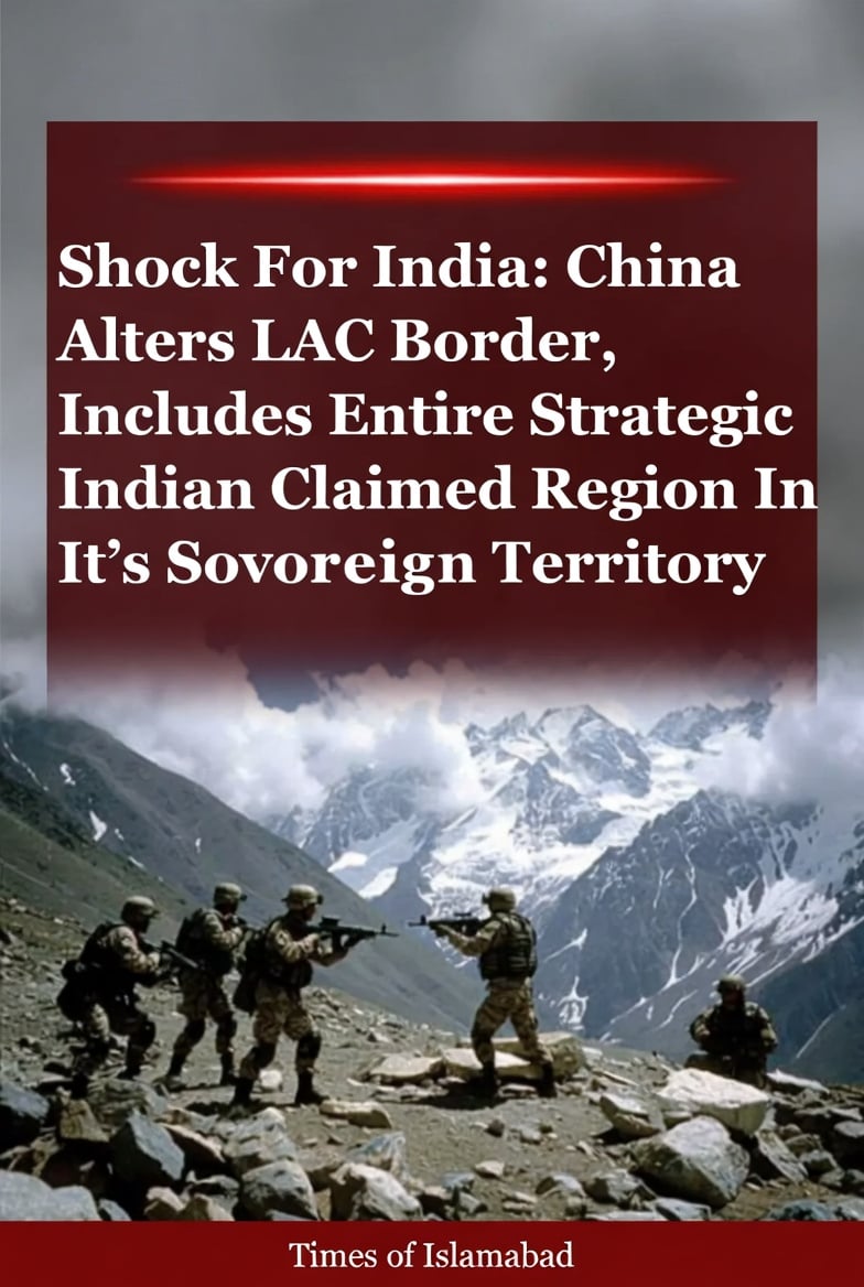 In a Shock For India, China Includes Indian Claimed Arunachal Pradesh into Its Sovereign Territory 