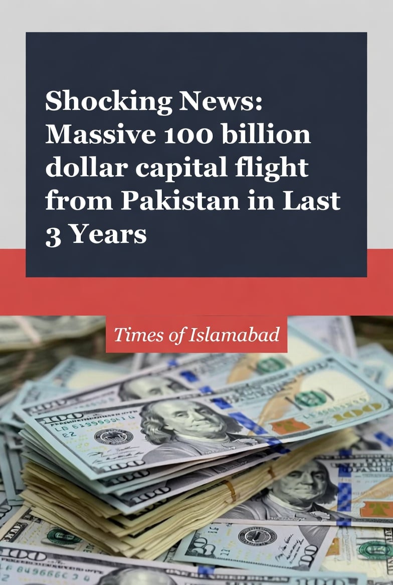 Pakistan Shocked as 100 Billion Dollars Fled Nation in Last Three Years