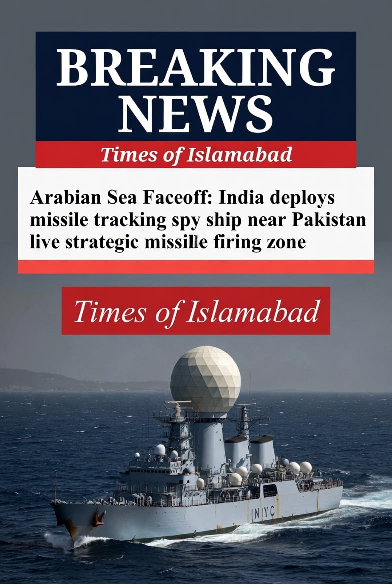Pakistan Faces Indian Naval Intelligence Challenge in Arabian Sea Strategic Missile Test