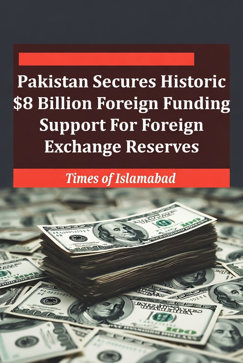 Pakistan Secures Historic $8 Billion Foreign Funding Support For Reserves 