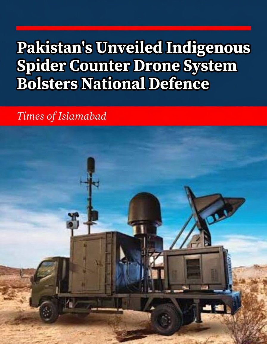 How Pakistan's Indigenous Spider Counter Drone System is a Game Changer Against Indian UAV Threats?