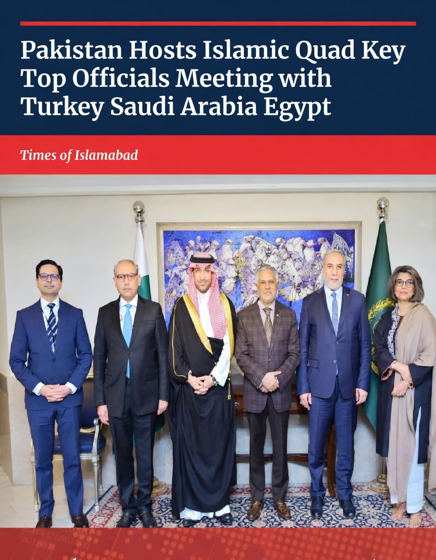 Islamic Quad: Pakistan Hosts Key Meeting with Turkey Saudi Arabia Egypt Ahead of Turkey Summit Islamic Quad: Pakistan Hosts Key Meeting with Turkey Saudi Arabia Egypt Ahead of Turkey Summit
