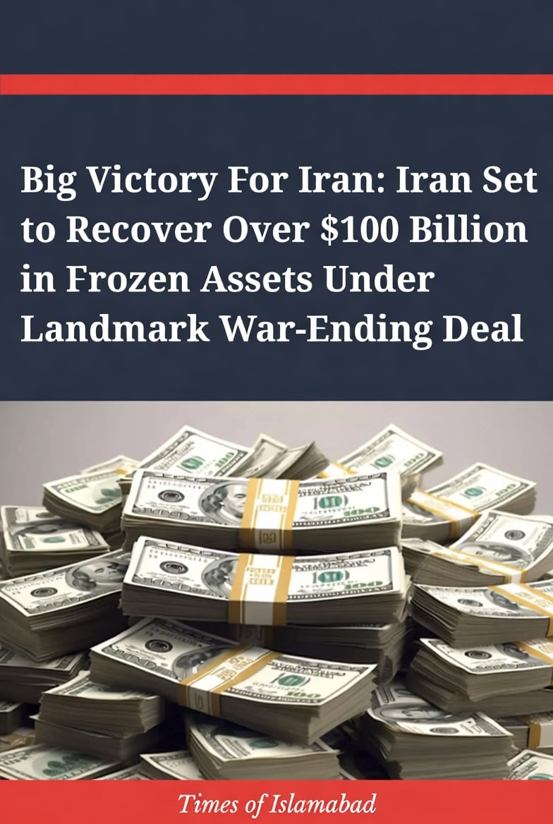 Iran Set to Recover Over $100 Billion in Frozen Assets Under Landmark War-Ending Deal