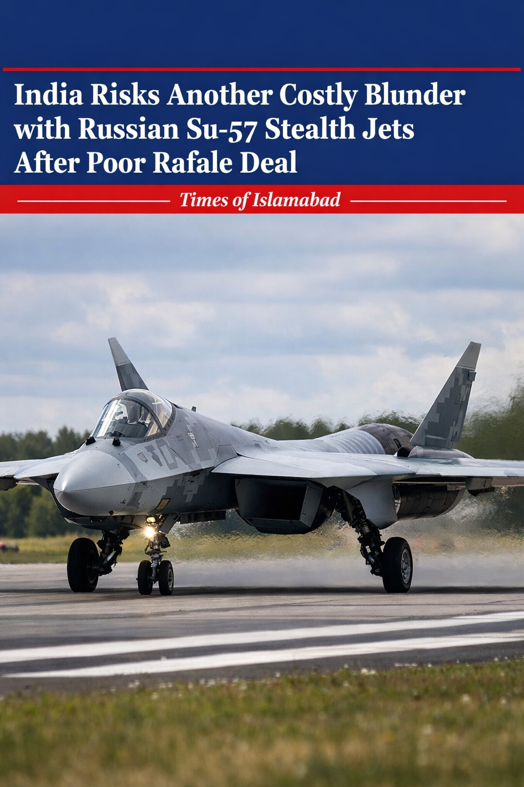 India Risks Another Costly Blunder with Russian Su-57 Stealth Jets After Rafale Deal