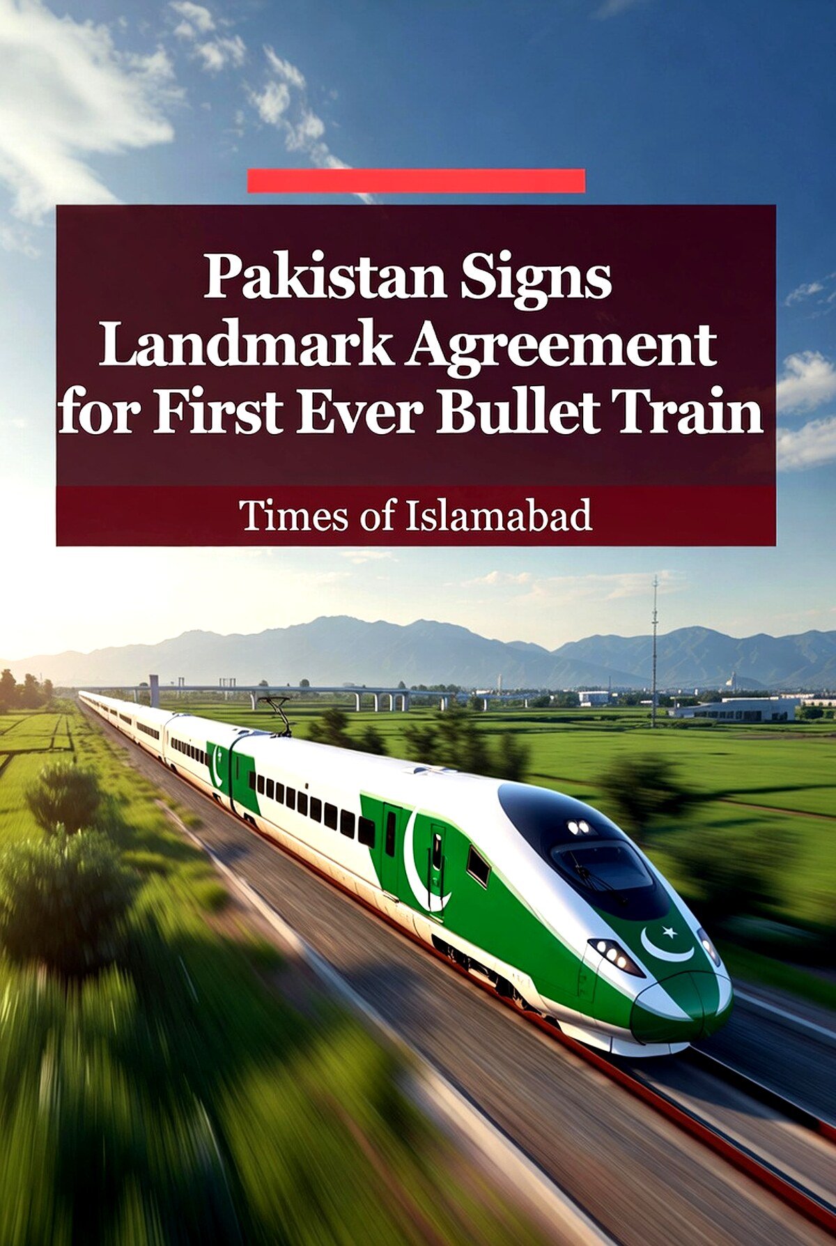 Pakistan Signs Landmark Agreement for First Bullet Train Project 