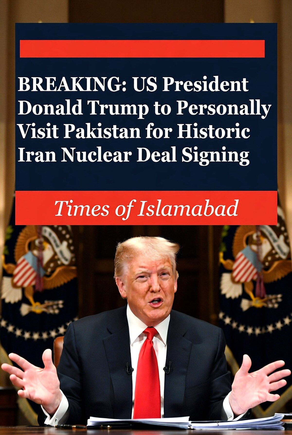 Donald Trump to Personally Visit Pakistan for Historic Iran Nuclear Deal Signing