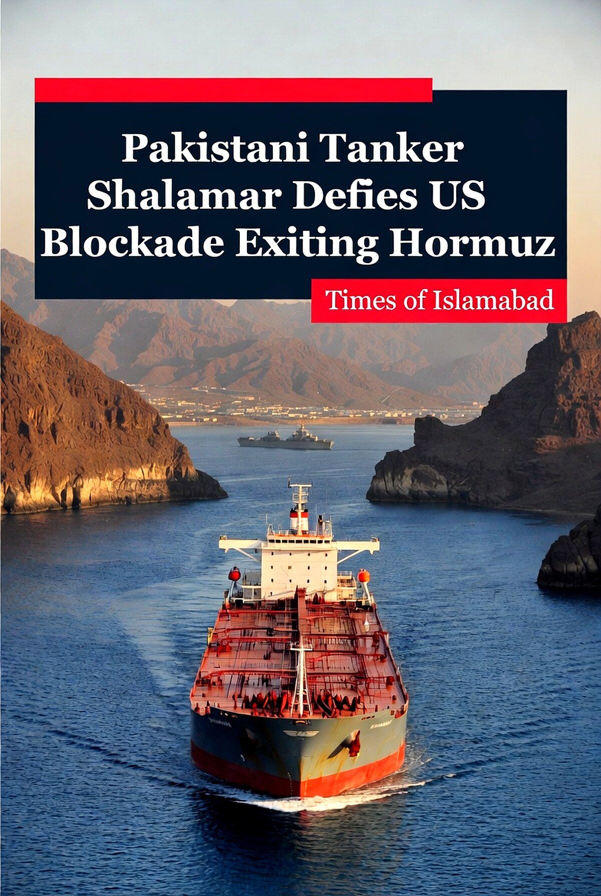 Pakistani Tanker Shalamar Defies Tensions Exiting Hormuz 