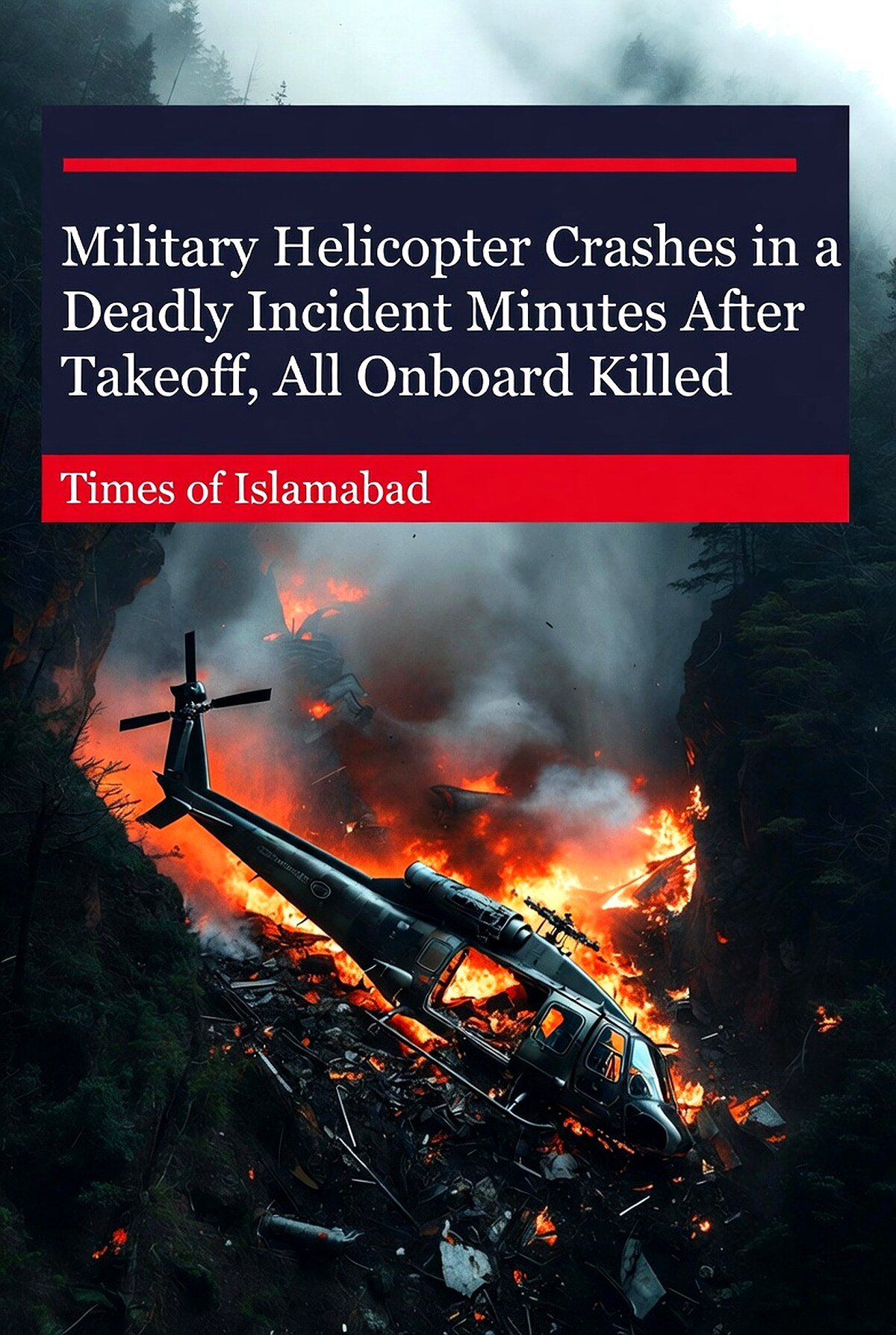 Eight Killed in Military Helicopter Crash Minutes After Takeoff