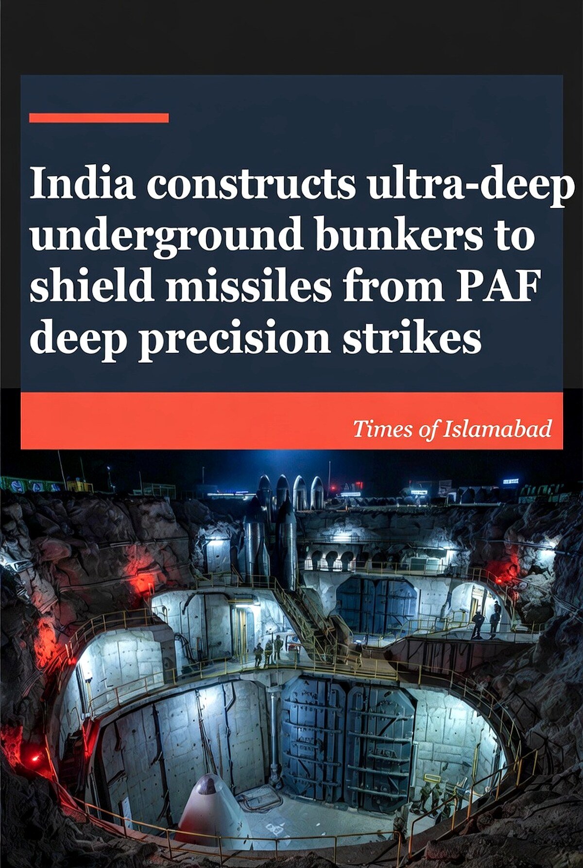 India Races to Bury Ammo and Missiles Deep as PAF Strike Fears Grow