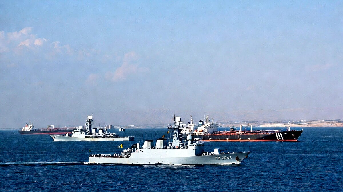 Indian Ships Fired Upon in Hormuz While Pakistan Carriers Sail Freely to Karachi Port 