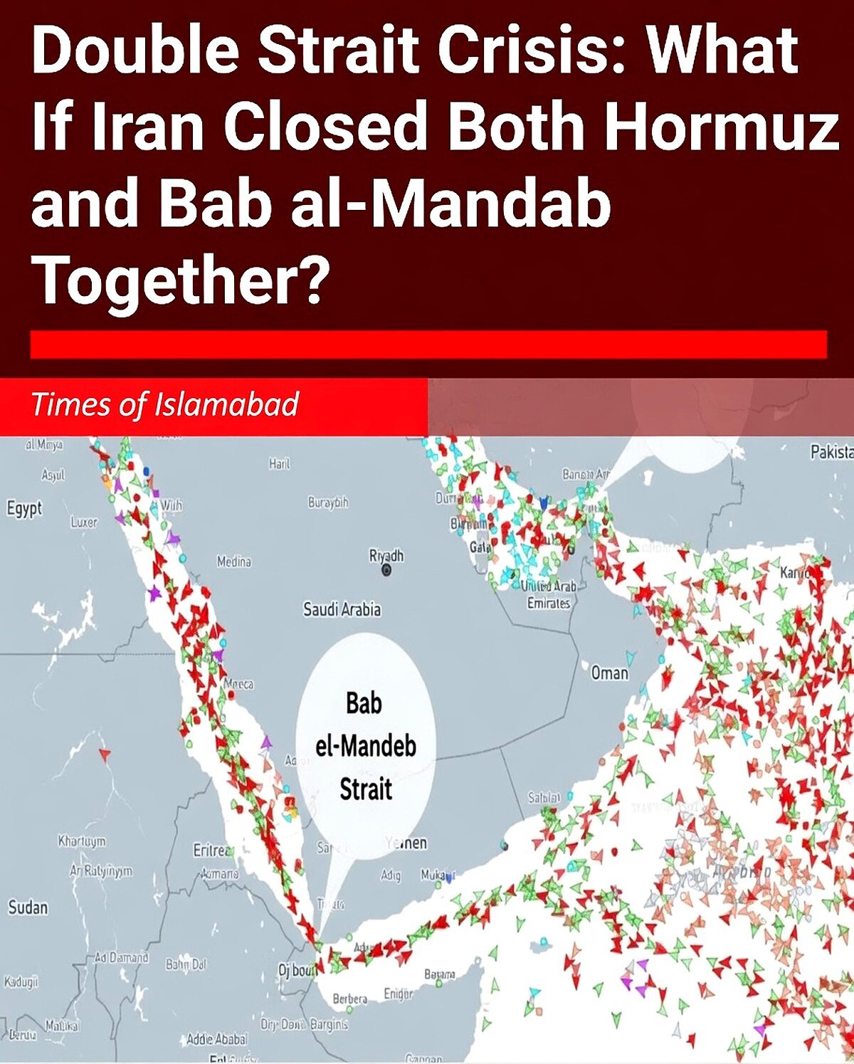 Double Strait Crisis: What If Iran Closed Hormuz and Bab al-Mandab Together?