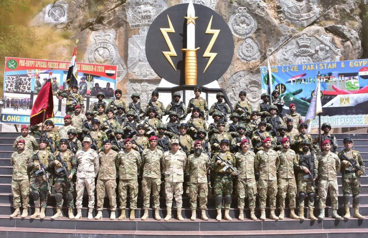Pakistan Egypt Joint Military Exercise Thunder-II Kicks Off in Cherat