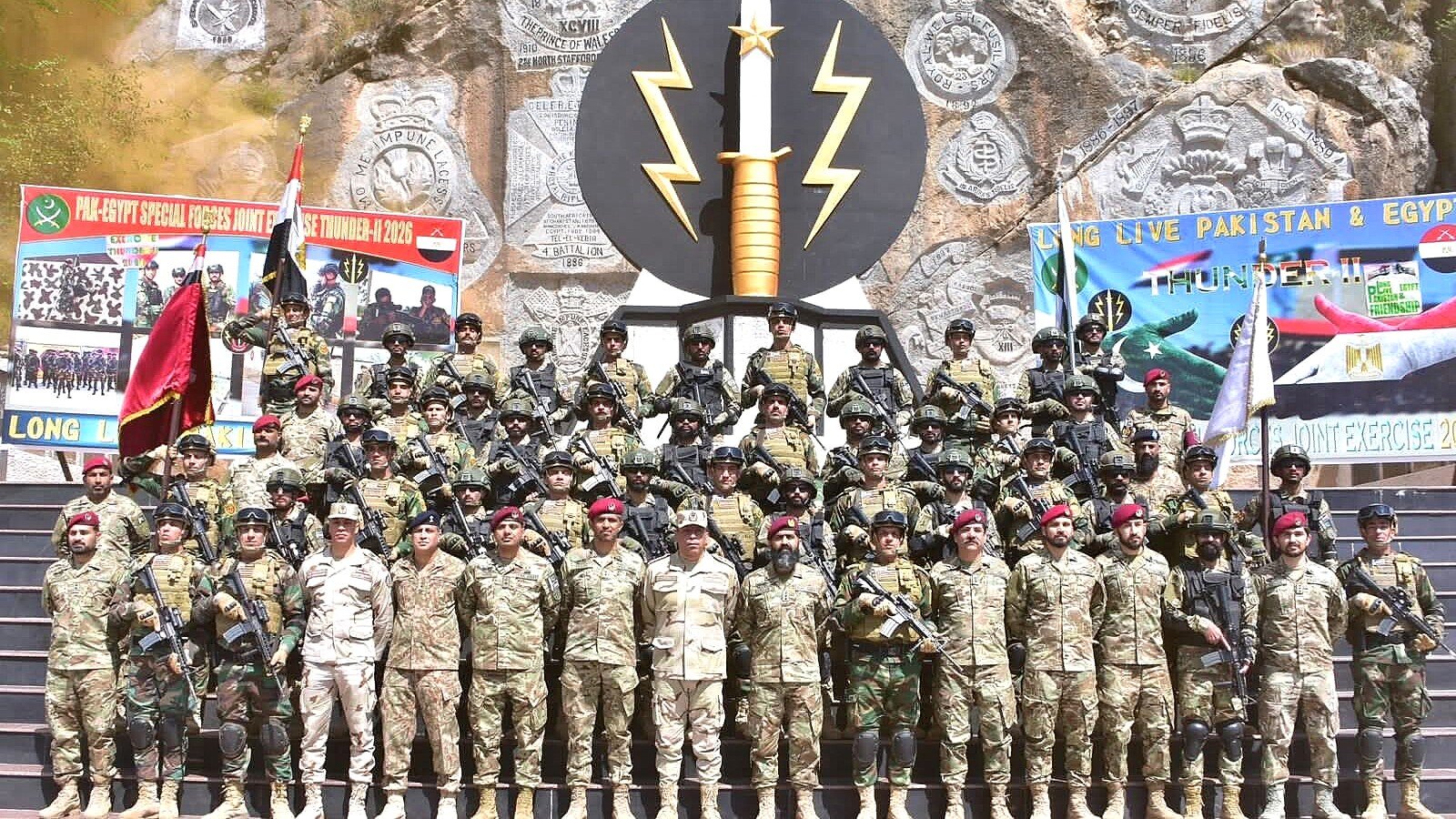 Pakistan Egypt Joint Military Exercise Thunder-II Kicks Off in Cherat