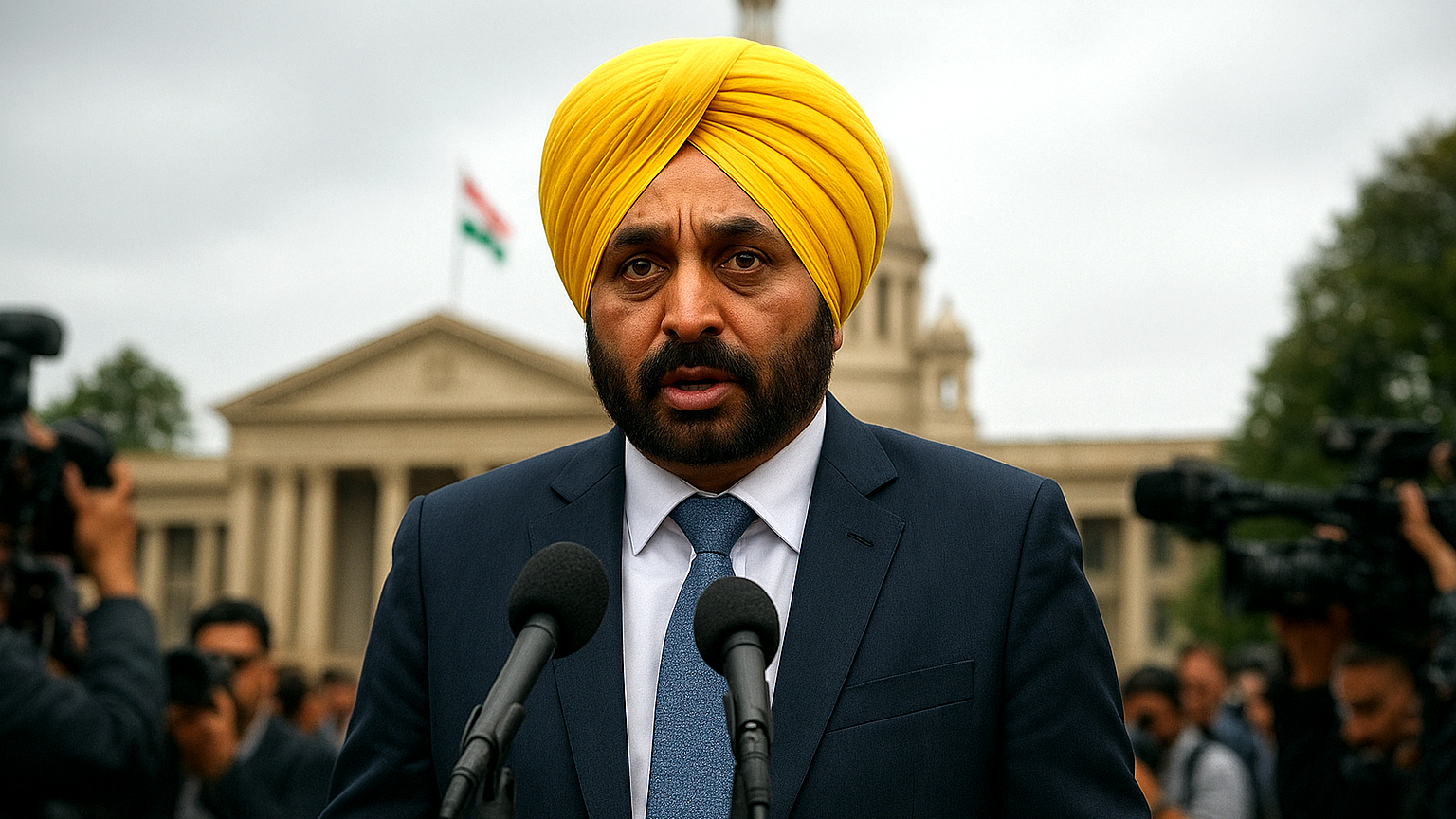 Bhagwant Mann Accuses BJP of Orchestrating Punjab Explosions for Political Gain