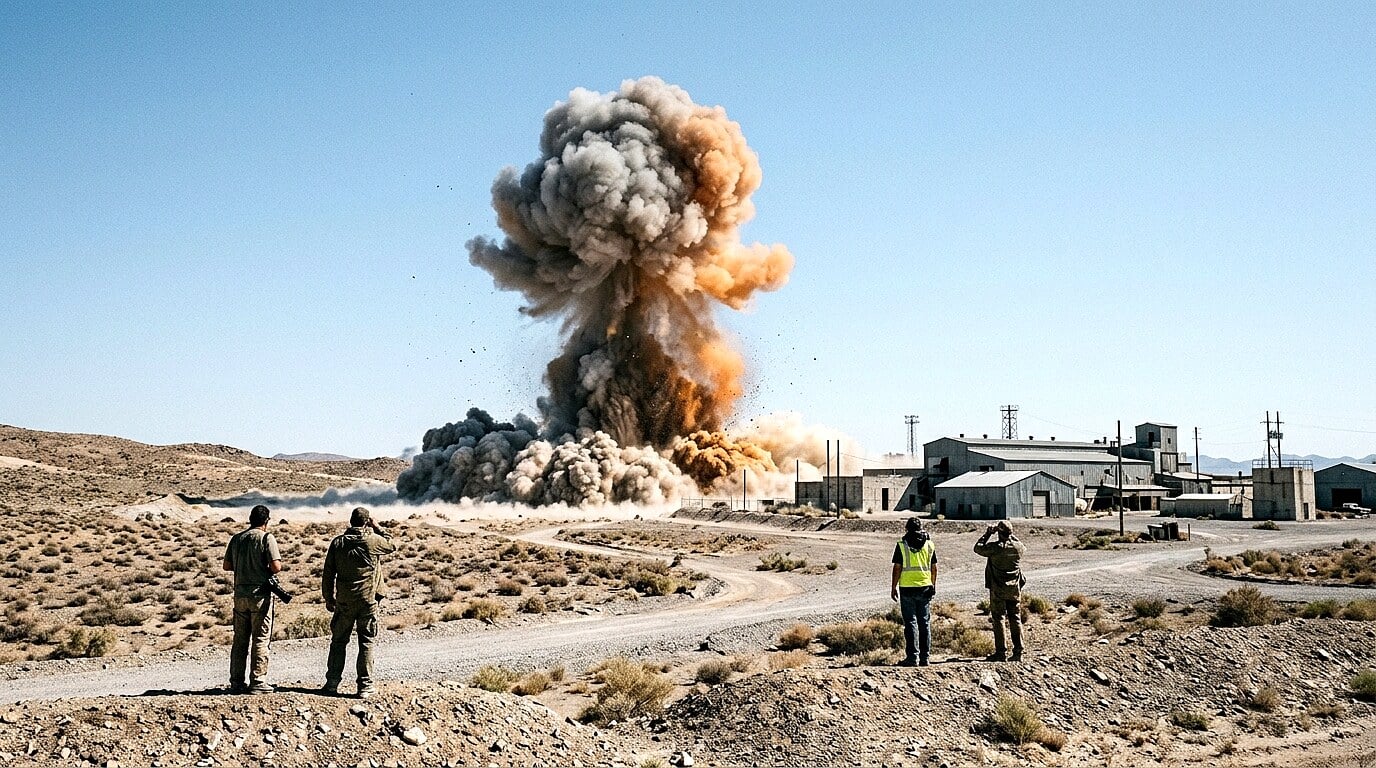 Controlled Explosion Near Israeli Nuclear Site Raises Safety Questions Controlled Explosion Near Israeli Nuclear Site Raises Safety Questions