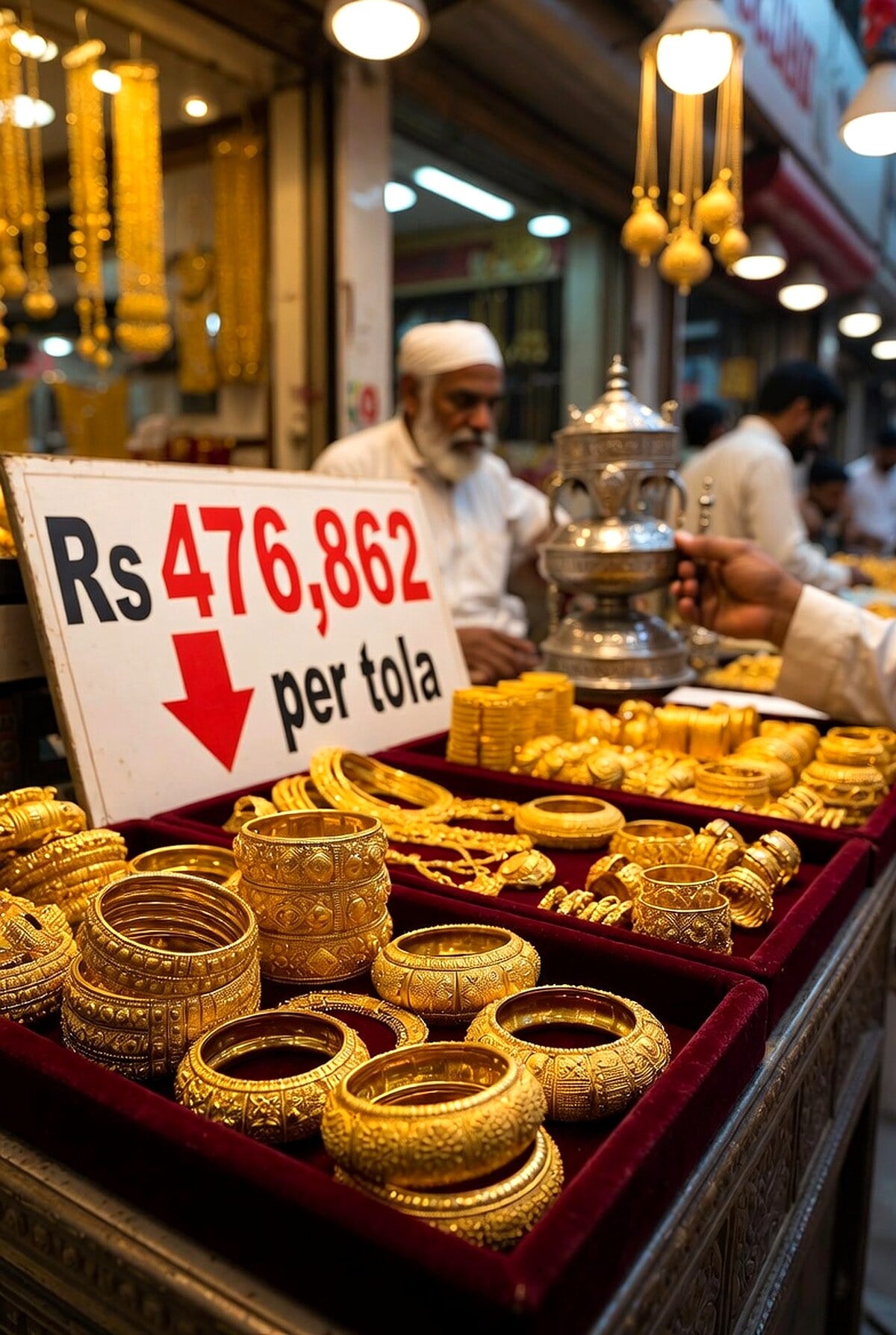 پاکستان میں سونے کی قیمتوں میں زبردست کمی پاکستان میں سونے کی قیمتوں میں زبردست کمی