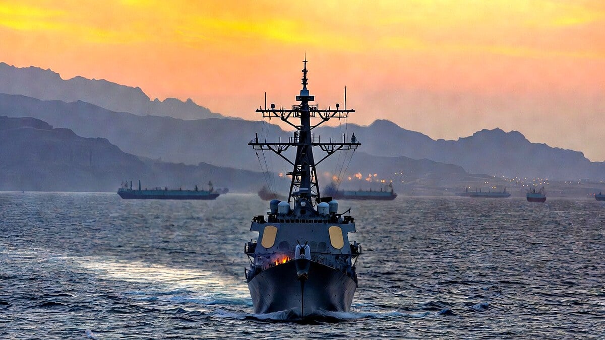 Iranian Claims US Ship Hit by Missiles in Vital Strait