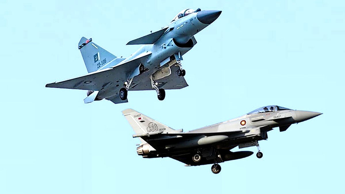 J-10CE Fighters Record 9-0 Win Against Eurofighter Typhoons in J-10CE Fighters Record 9-0 Win Against Eurofighter Typhoons in