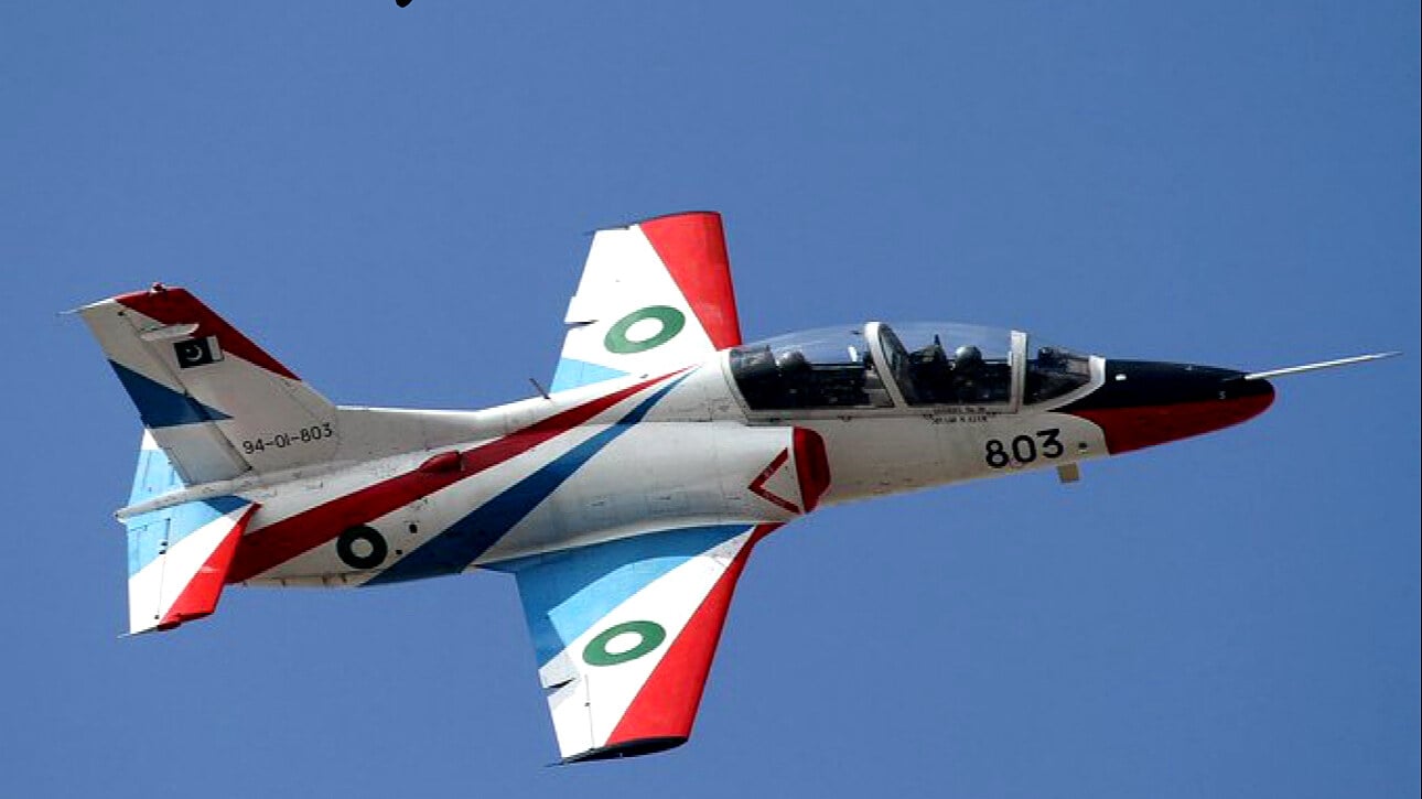 Pakistan Air Force Trainer Aircraft Crashes During Training Sortie
