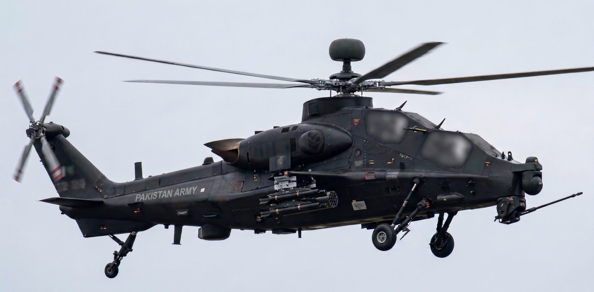 Pakistan Army Tests Upgraded Z-10ME Attack Helicopter Equipped with