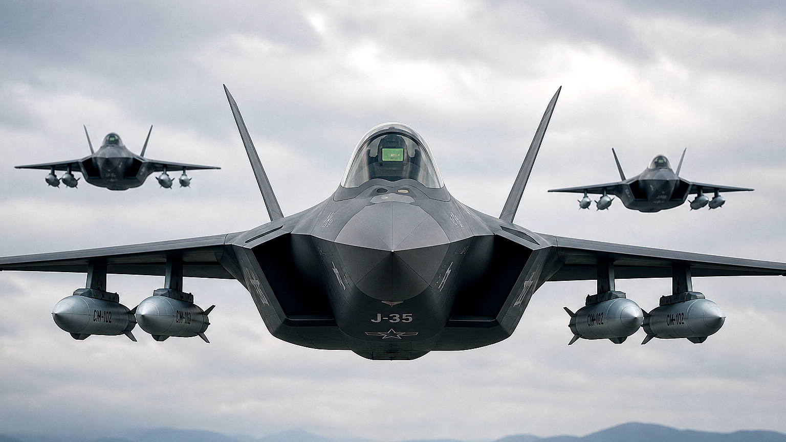 Pakistan’s J-35 Stealth Jets To Get Invisible 1000km Cruise Missiles