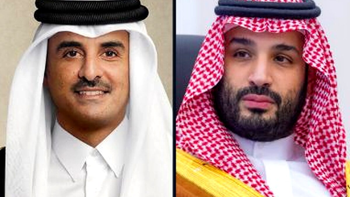 Saudi Crown Prince and Qatar Emir Discuss Regional Developments
