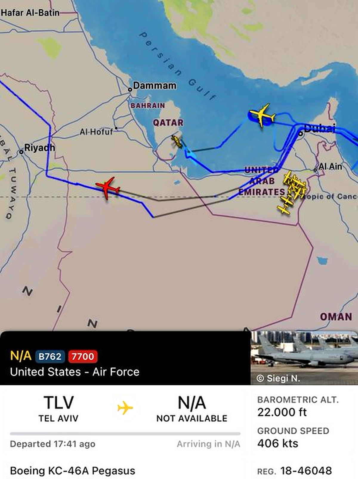 Second US KC-46A Tanker Declares Emergency Over Saudi Skies