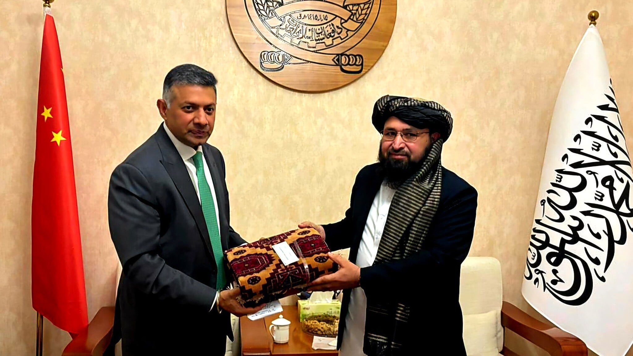 بھارت اور افغانستان کے سفیروں کی بیجنگ میں ملاقات