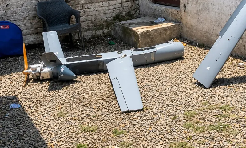PAF Air Defence System Shoots Down Intruding Drone At Border PAF Air Defence System Shoots Down Intruding Drone At Border