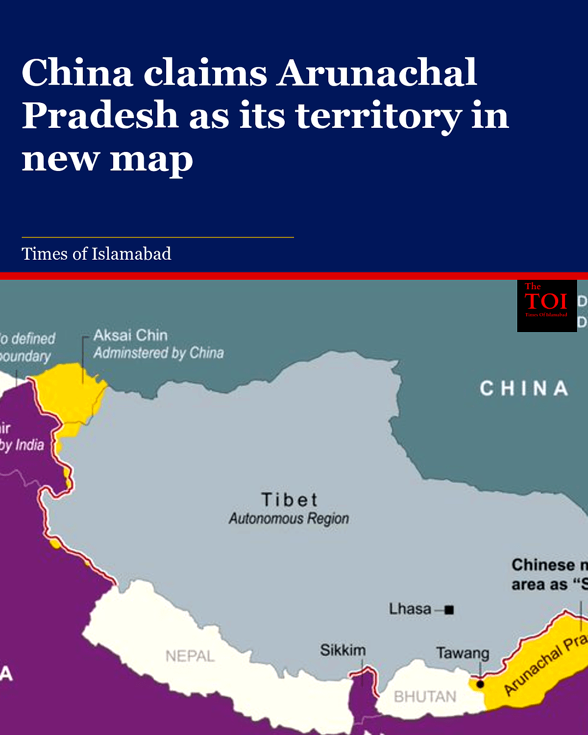 China Release Map Claiming Arunachal Pradesh As Its Territory Social China Release Map Claiming Arunachal Pra 